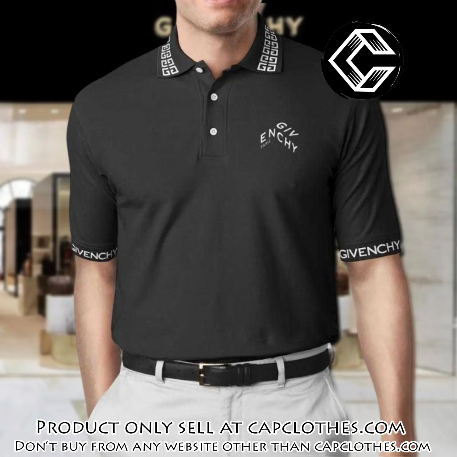 Givenchy premium polo shirt  luxury polo shirt for men pls518 cc0022000